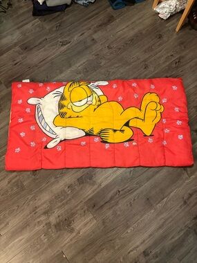Vintage Garfield sleeping bag 1978 ERO